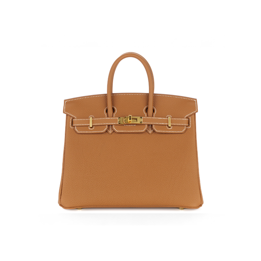 Hermès Kelly 25 Togo Gold Y Stamp